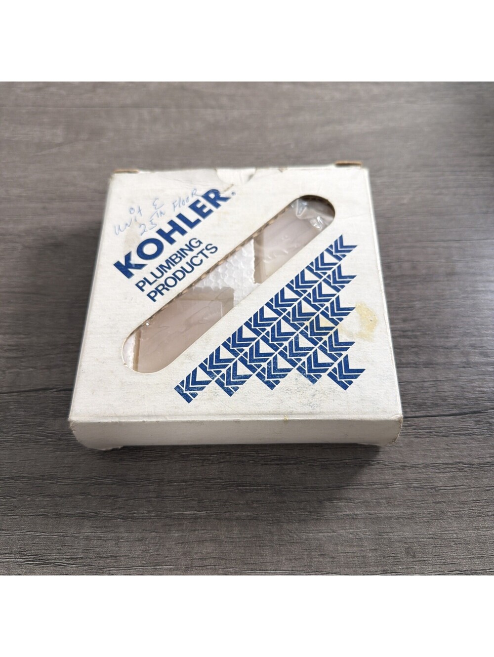 Kohler Alterna Small Onyx Faucet Handle Inserts K-9625-62 White Marble